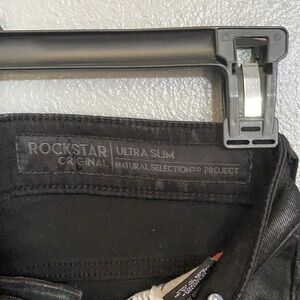 Rockstar Original Men's Ultra Slim Black Jeans